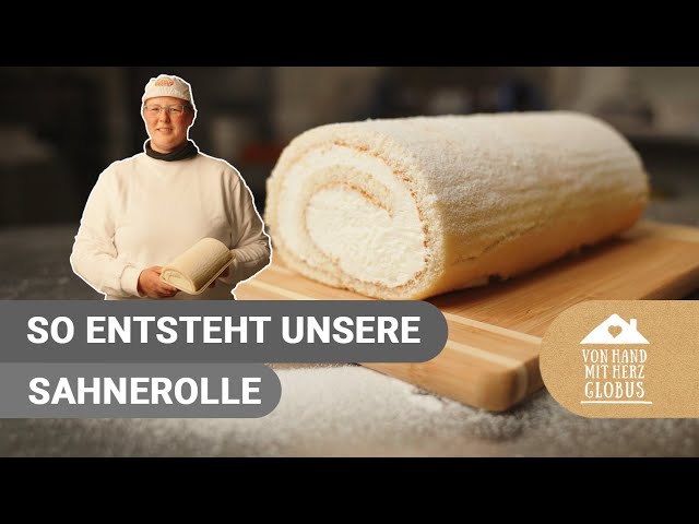 Im Kurzvideo: So entsteht unsere Sahnerolle I GLOBUS Meisterbäckerei