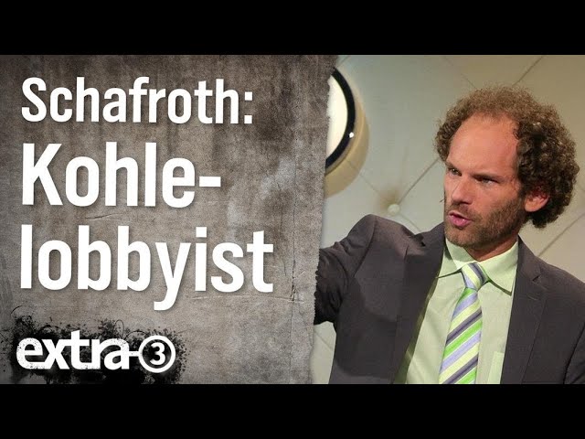Maximilian Schafroth vom Verband deutscher Kohleförderer  | extra 3 | NDR