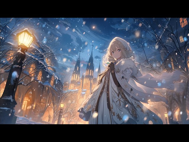 Fall into Deep Sleep - Relaxing Piano Music and Snow Ambience in Winter | My Winter Heart