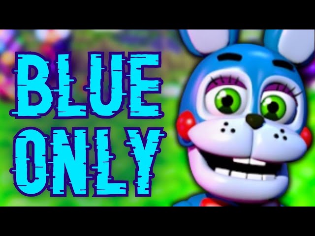 Can you beat FNaF World ONLY using BLUE Animatronics?