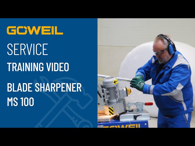 Training Video: MS 100 Blade Sharpener