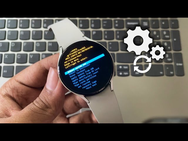 How to Hard Reset Galaxy Watch 4 / 5 Series Fix!