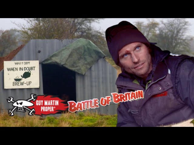 Guy experiences bombs going off next to an Anderson shelter | Guy Martin Proper Exclusive Scene