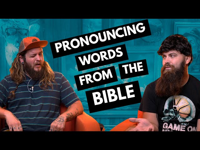 Pronouncing Words from the Bible | Sunday Cool Studios