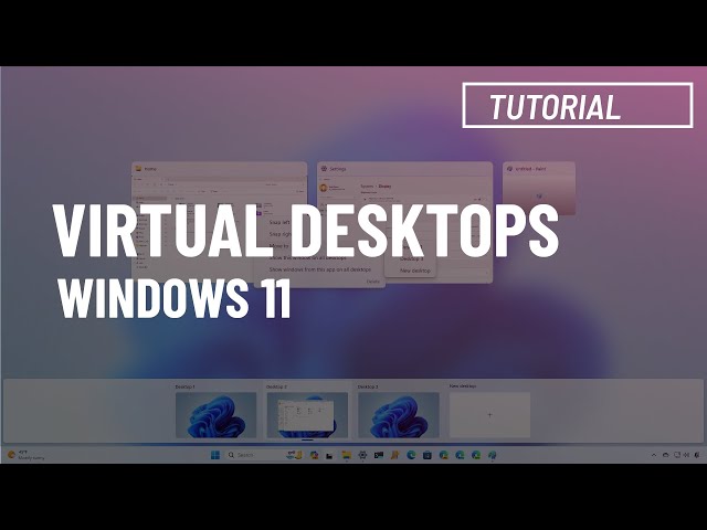 Windows 11: Get started with Virtual Desktops to boost productivity
