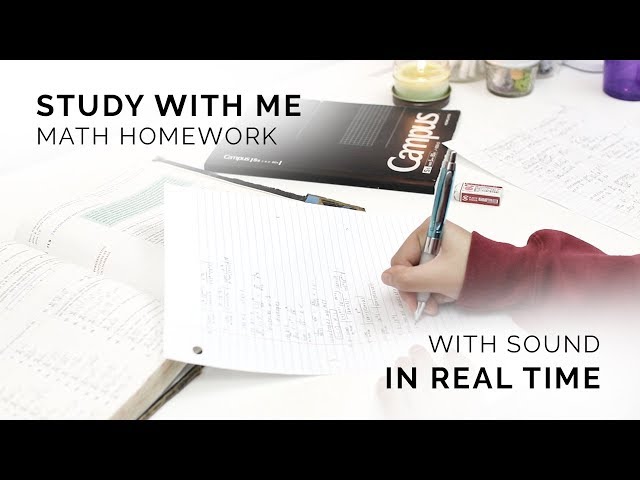 real time study with me 📚 ASMR-ish