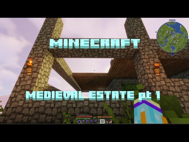 Minecraft Medieval Estate pt 1