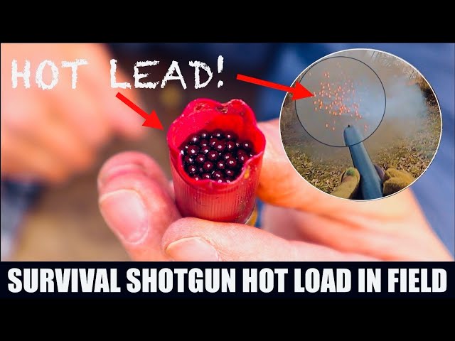 How to Reload a Shotgun Shell in the Field for Survival! - AKA - Hot Load!