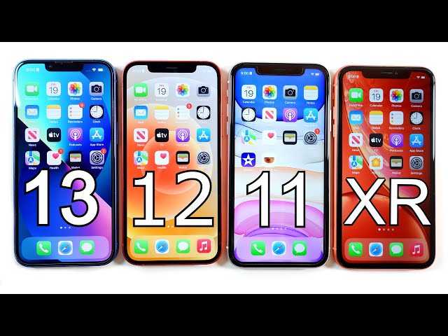 iPhone 13 vs 12 vs 11 vs XR!