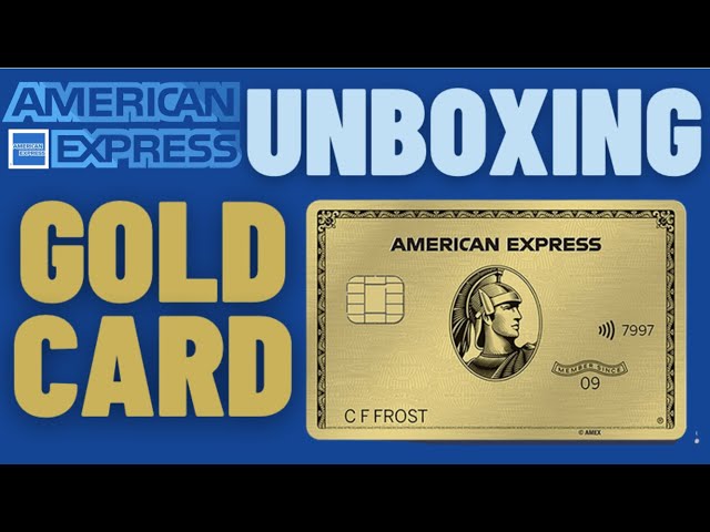 American Express Gold Card UNBOXING - Whats Inside My AMEX Online Account?