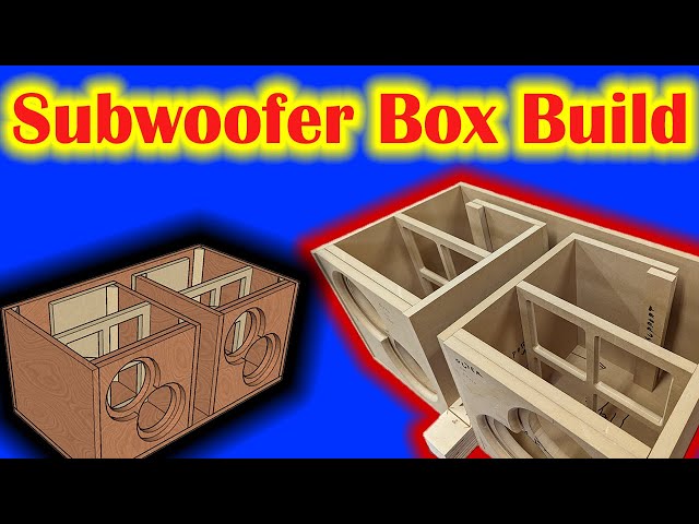How to build a box for small subwoofers.