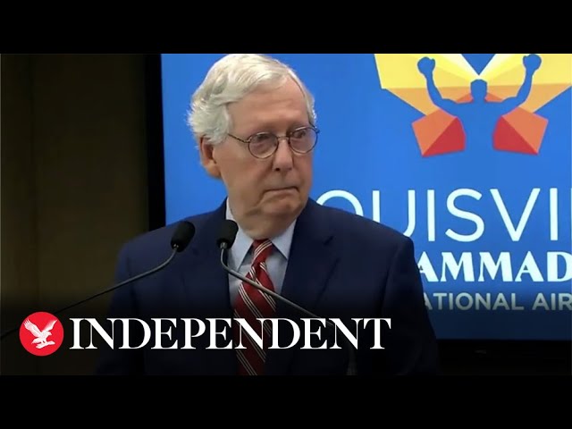 Mitch McConnell's blunt reaction to Trump calling his wife crazy