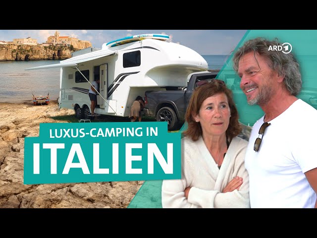 Italien: Mit großem Camper, Vespa und Hund nach Apulien | ARD Reisen