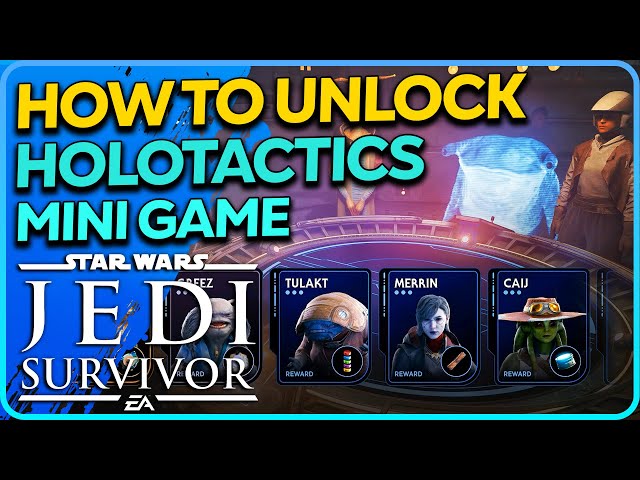 How to Unlock Holotactics | Find Holotactics mini game Jedi Survivor