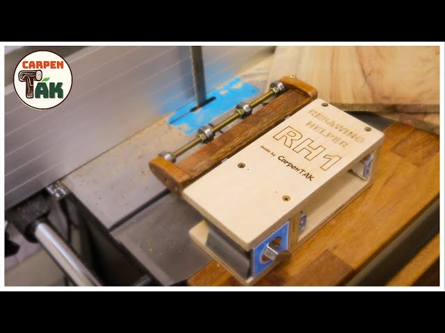[DIY] How to make a sawing helper for a band saw / Safely and precisely👌 / Woodworking✅ / Workshop✅