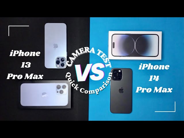 iPhone 14 Pro Max VS iPhone 13 Pro Max | Camera Test | Quick Comparison