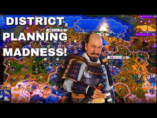 Going CRAZY With Tokugawa City Planning (Civ 6 Leader Pass)