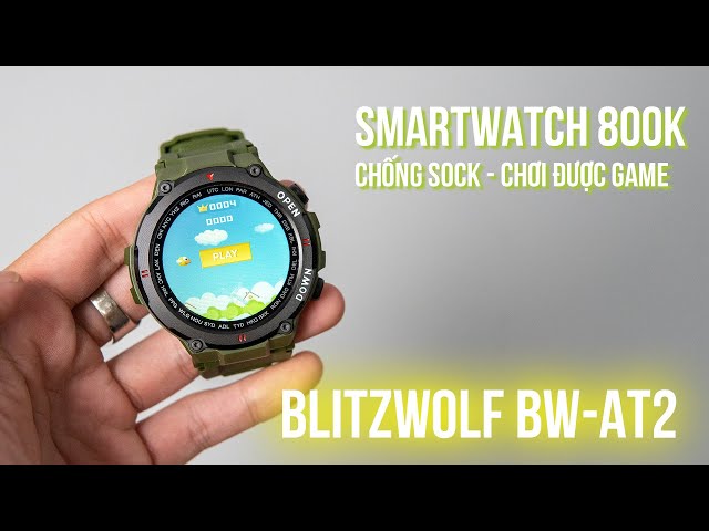 Smartwatch 800k giống G-Shock chơi được Flappy Bird: BlitzWolf BW-AT2