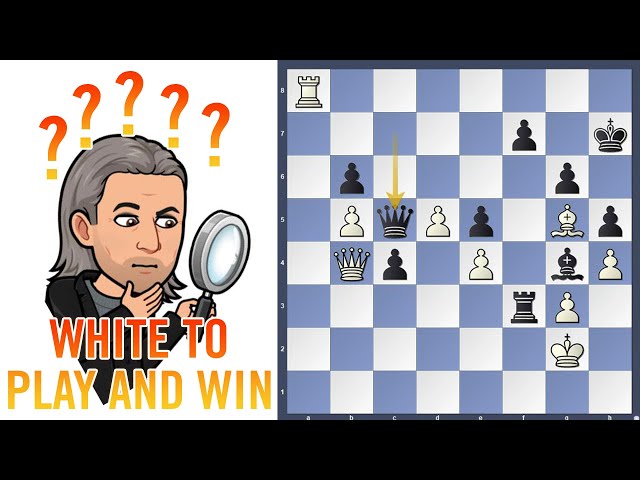 Find the checkmate! Chess puzzle of the week - White to play and win #shorts