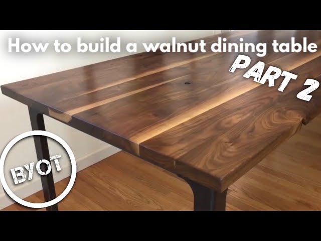 How to Build A Walnut Dining Table - Part 2 (BYOT #24)