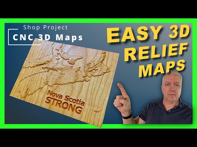 Easy 3D Relief Maps: Creating Stunning CNC Topography