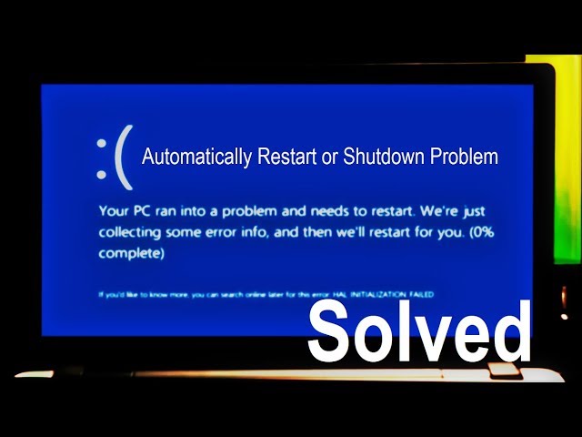 How to Fix Automatically Restart/Shutdown Problem in Windows Computer (Complet Tutorial)