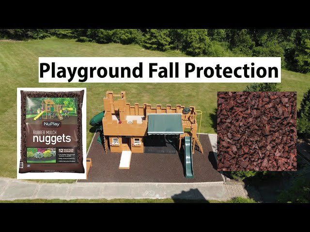 ✅ Cedar Wood vs  Rubber Mulch For Playground or Landscape - NuPlay Nuggets for Fall Protection