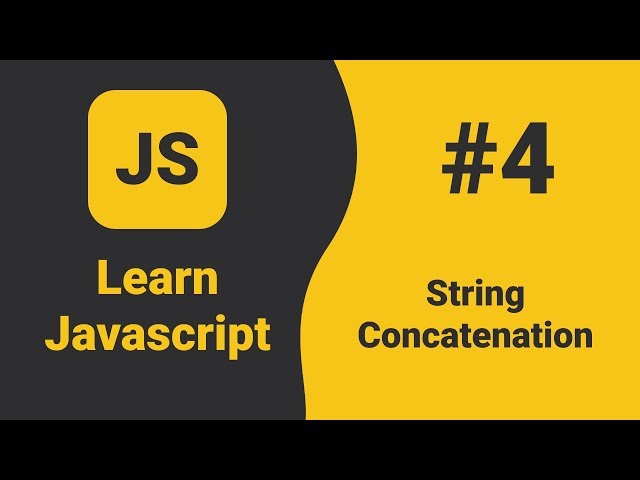 Javascript String Concatenation | Javascript Tutorial For Beginners | ES6 Tutorial