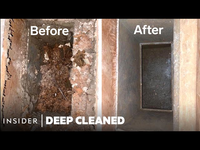 How Decades Worth Of Dust is Deep-Cleaned From Air Ducts | Deep Cleaned | Insider