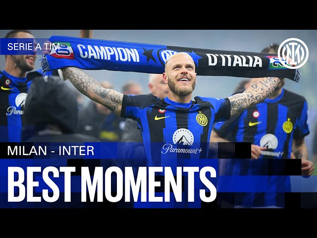 DERBY-DAY SUCCESS AND SCUDETTO GLORY ⭐⭐ | BEST MOMENTS | PITCHSIDE HIGHLIGHTS 📹⚫🔵