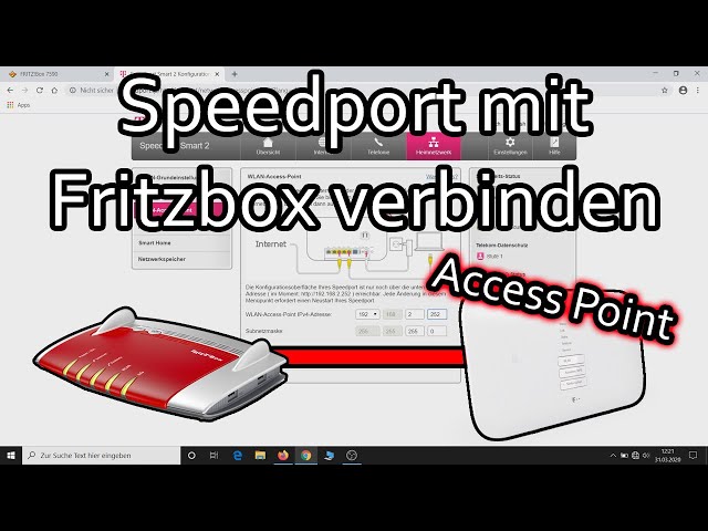 Telekom Speedport mit Fritzbox verbinden und als Access Point nutzen (Speedport Smart 2)