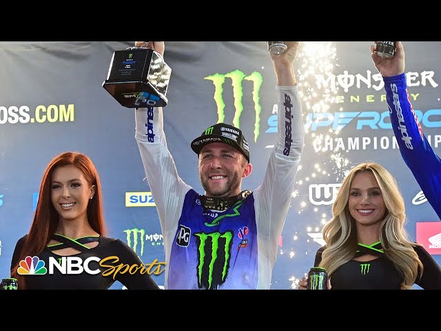 Eli Tomac's Round 12 Glendale win gives him second-most in Supercross all time | Motorsports on NBC
