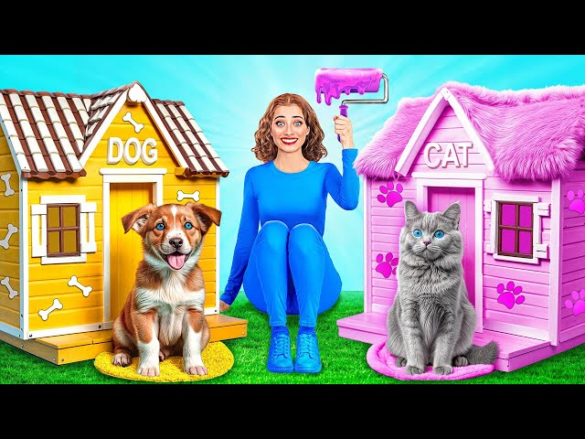 We Build Secret Rooms for Pets | Funny Challenges by Multi DO Smile