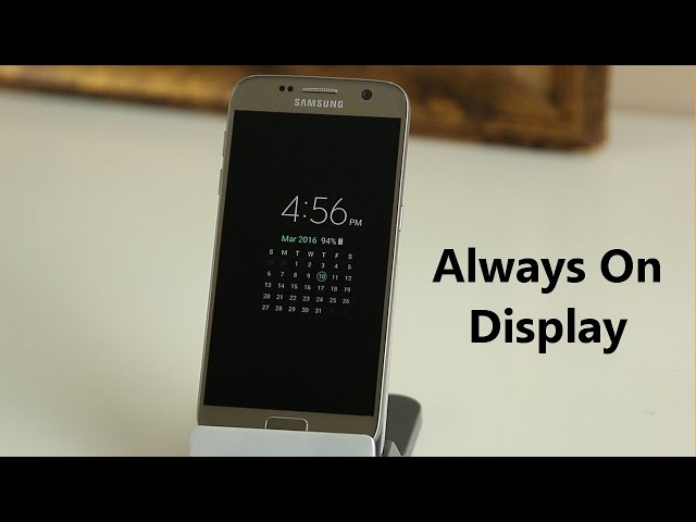 Samsung Galaxy S7 Always On Display: In Depth Demonstration