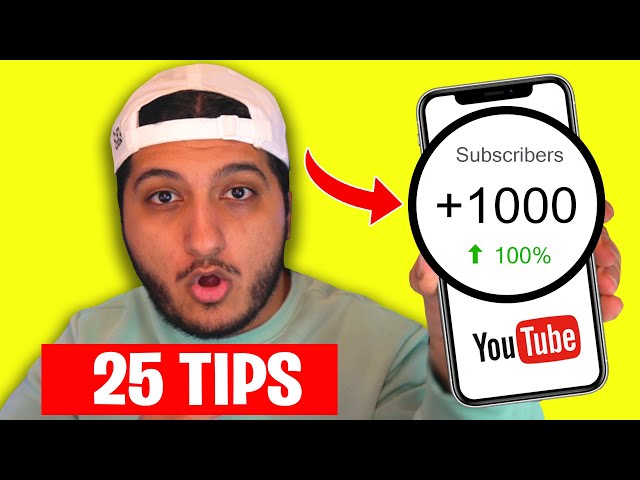 If You’re UNDER 1000 Subscribers... WATCH THIS NOW! 😱 (25 YOUTUBE TIPS YOU SHOULD KNOW)