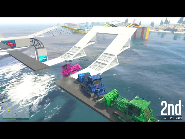 OGGY SUPER TRUCK CHALLENGE WITH JACK AND PINKPANTHER in GTA 5! FUNNY