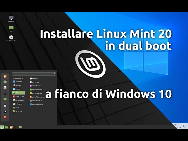 Installazione passo passo di Linux Mint 20, 20.1, 20.2 e 20.3 in dual boot con Windows
