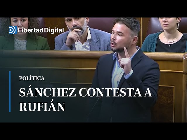 Sánchez contesta a Rufián por el retraso de los trenes: “La Cataluña de 2023 es mejor a la de 2017”