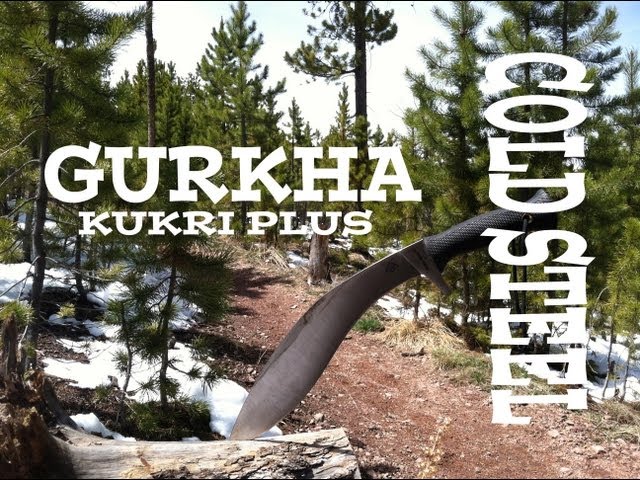 Cold Steel Gurkha Kukri Plus Field Test & Knife Review