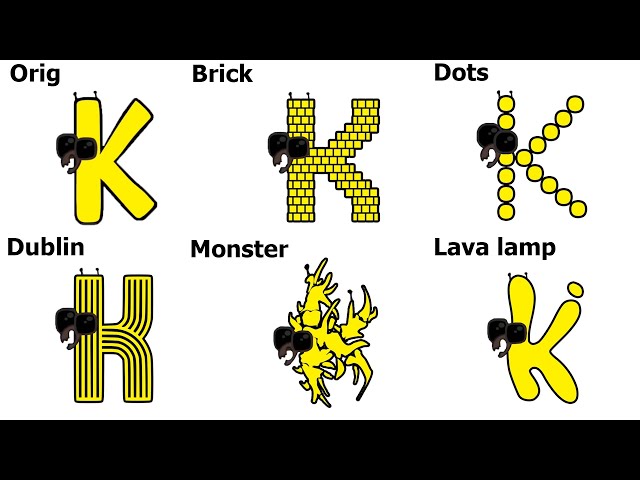 Alphabet Lore But Everyone Is ALL Different Fonts (Part 6)