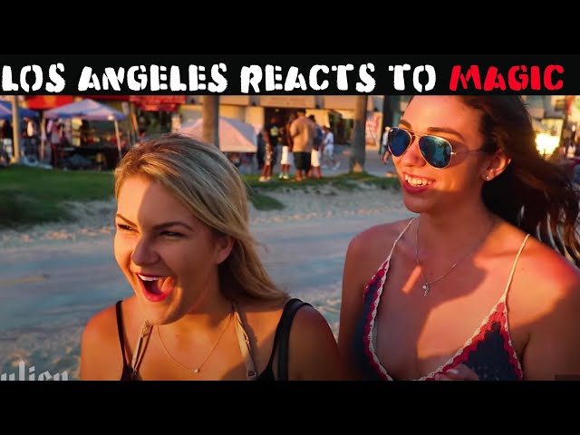 Los Angeles Reacts to Magic🇺🇸 - Julien Magic