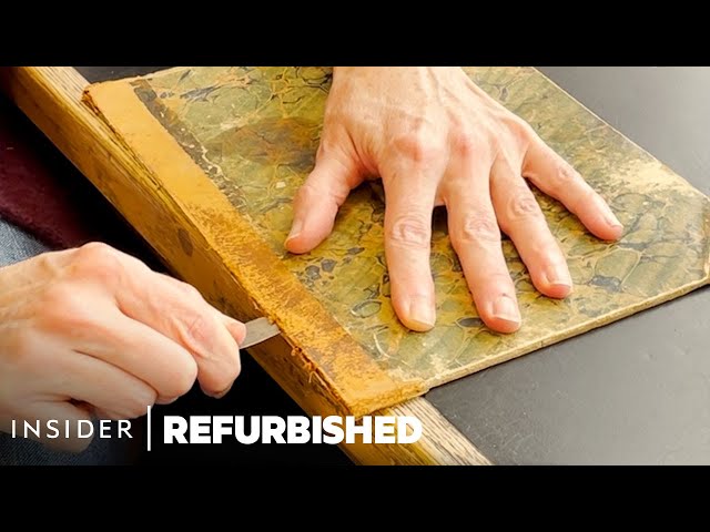 How A One-Of-A-Kind 1850s Record Book Is Professionally Conserved | Refurbished