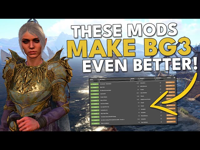 The Best Mods for Baldur's Gate 3 - Immersion & Convenience