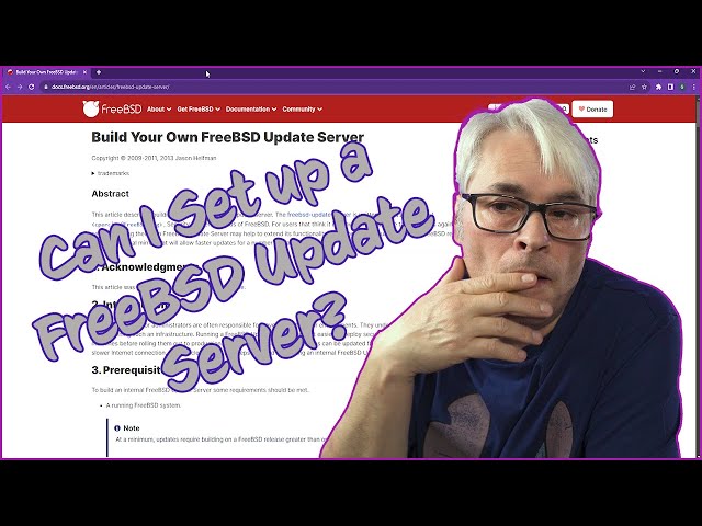 Can I set up a FreeBSD Update Server?