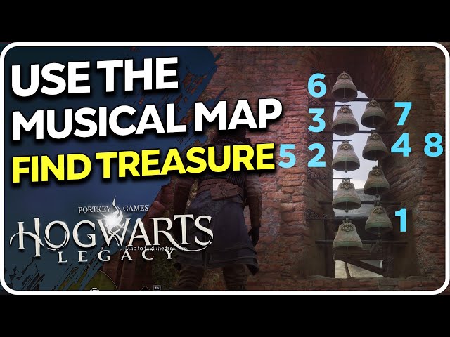 Use the Musical Map to find the Treasure Hogwarts Legacy