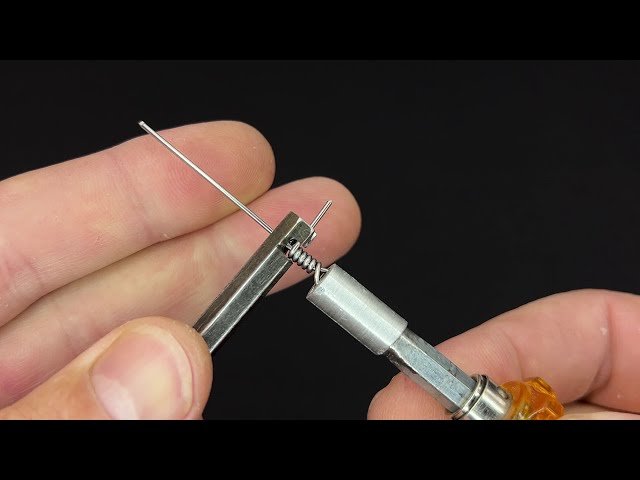 Check out this incredible device, Wire bender for making lures