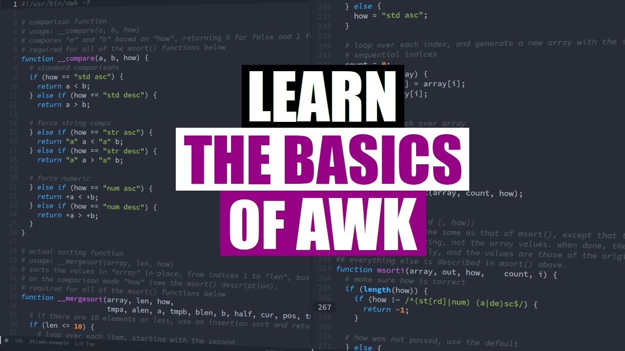 Learning Awk Is Essential For Linux Users