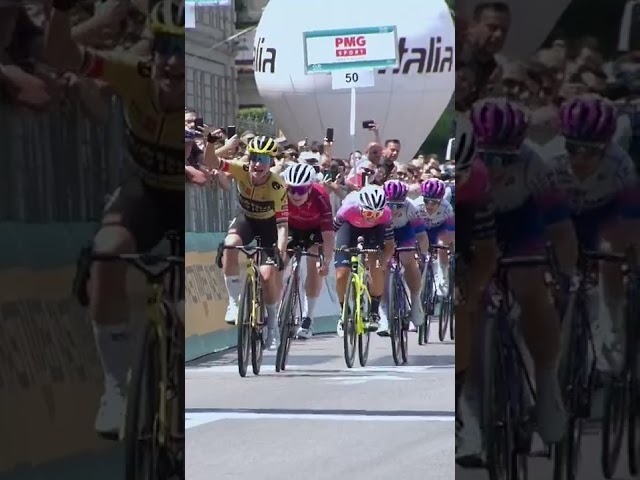 32 vittorie al Giro d'Italia per Marianne Vos! 🇳🇱 #shorts