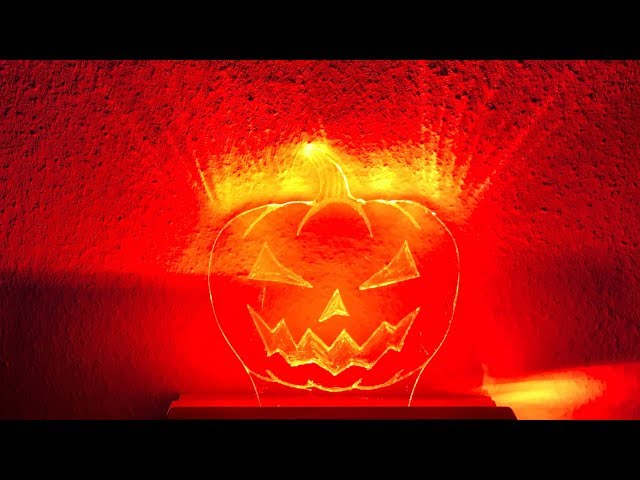 Halloween Pumpkin LED Lamp / DIY