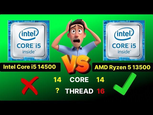 Intel Core i5 14500 🆚 Intel Core i5 13500: Unveiling the Ultimate Processor Showdown of 2024!"🔥